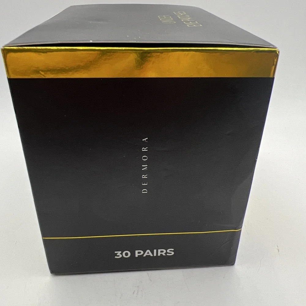 Dermora 24k Gold Eye Mask Formulated For Puffy Eyes/Dark Circles Sealed 30 pair